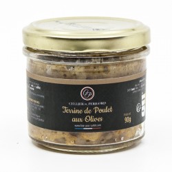 TERRINE DE POULET AUX OLIVES 90g