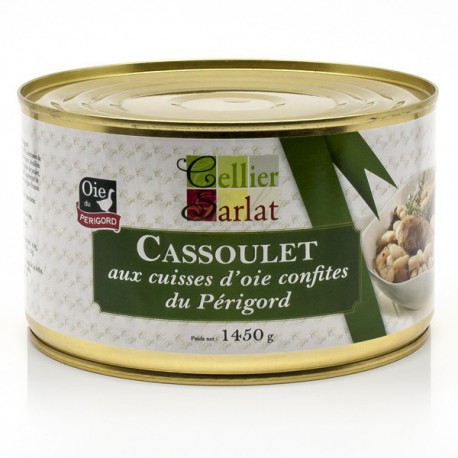 Cassoulet aux Cuisses d'Oie Confits du Périgord 1450g