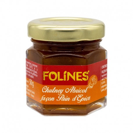 Chutney Abricot Façon Pain d'Épices 40g