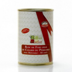 Bloc de Foie Gras de Canard du Périgord Mi-Cuit 30% Morceaux 400g