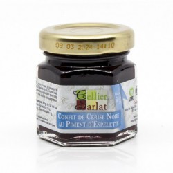 Confit de Cerise Noire au Piment d'Espelette 50g