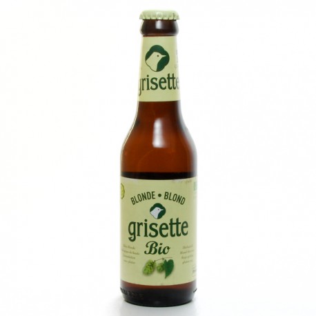 Biere Belgique Grisette blonde BIO et sans GLUTEN 25cl