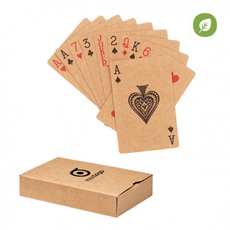 Jeu de 54 Cartes en Papier Recyclé